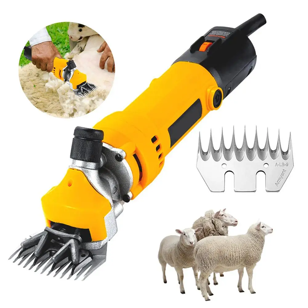 

1000W High-speed Shearing Clippers Electric Sheep Clipper Sheep Shears 6 Speed Settings Comfortable For Sheep Horses Goats