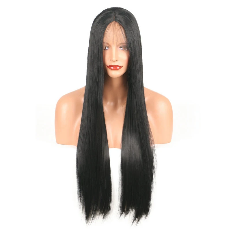 WEILAI кудрявый 24 дюйма длинный парик Омбре на сетке спереди с детскими волосами