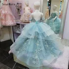 Платье принцессы для девочек; Кружевное свадебное платье подружки невесты; Платье из тюля; Детская одежда