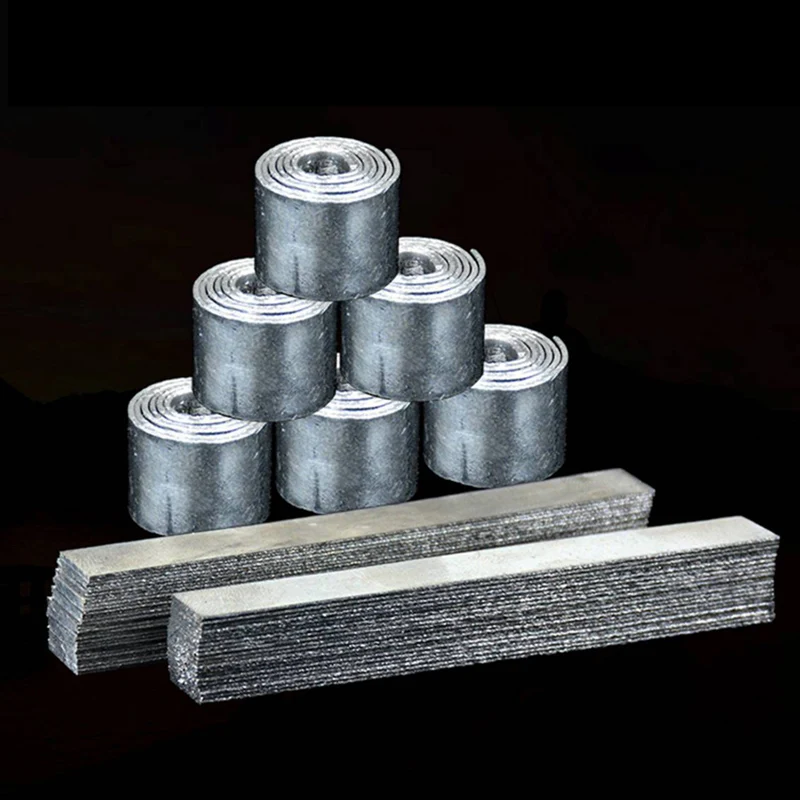 0.4/0.6/0.8/1.0/1.2MM Lead Sheet Strip Sinker Tin Roll Fishing Accessories Tackle Weights For Water River | Спорт и развлечения
