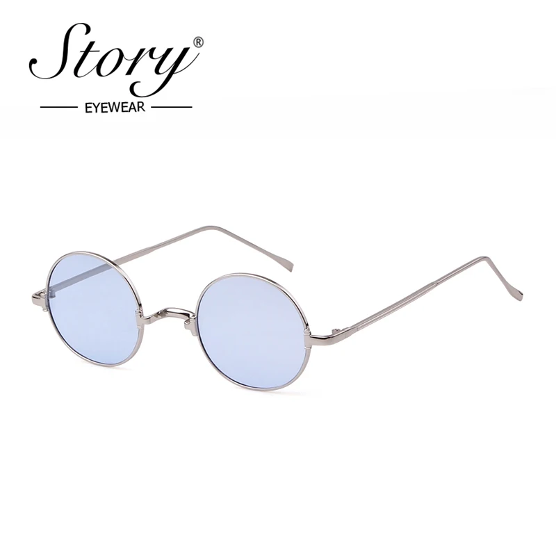 Женские и мужские круглые солнцезащитные очки в стиле ретро STORY дизайнерские