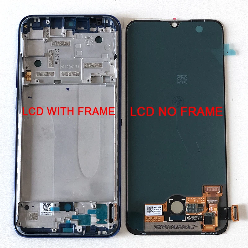 

Оригинальный дисплей Amoled M & Sen для Xiaomi Mi A3 1906F9, 6,09 дюйма, ЖК-дисплей + дигитайзер сенсорной панели, рамка для Xiaomi Mi CC9e