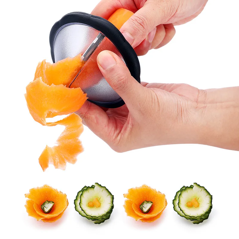 

Vegetable Cutter Plastic Spiral Knife Slicer Peeler Fruit Cutter Kitchen Gadgets Accessories Cooking Tools Kitchen Tools Gadgets