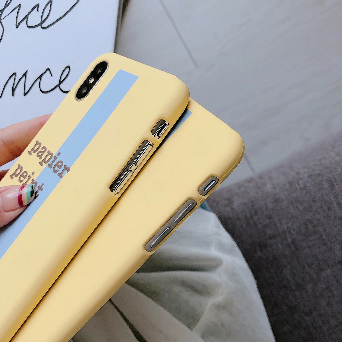 Новые милые слова сообщение Papier чехол для iPhone 6 6S 7 8 Plus X XR XS максимальный Ip 6plus 7plus