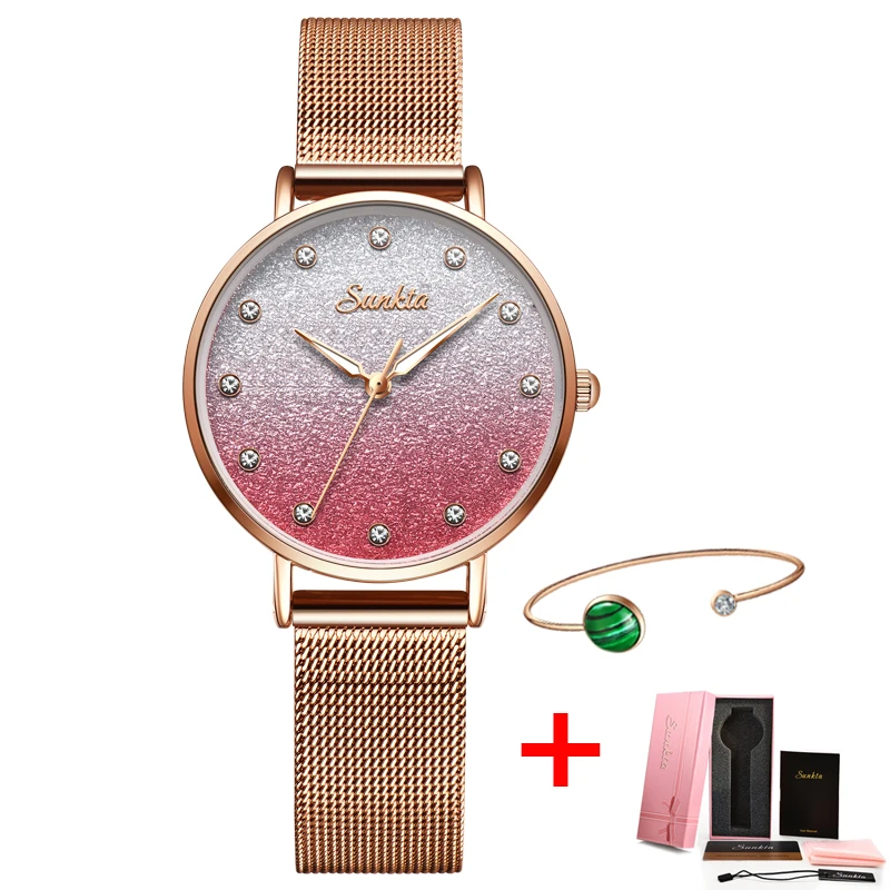 

SUNKTA Watches Women Brand Ladies Fashion Watches Reloj Mujer zegarek damski montre femme relogio feminino relojes para mujer