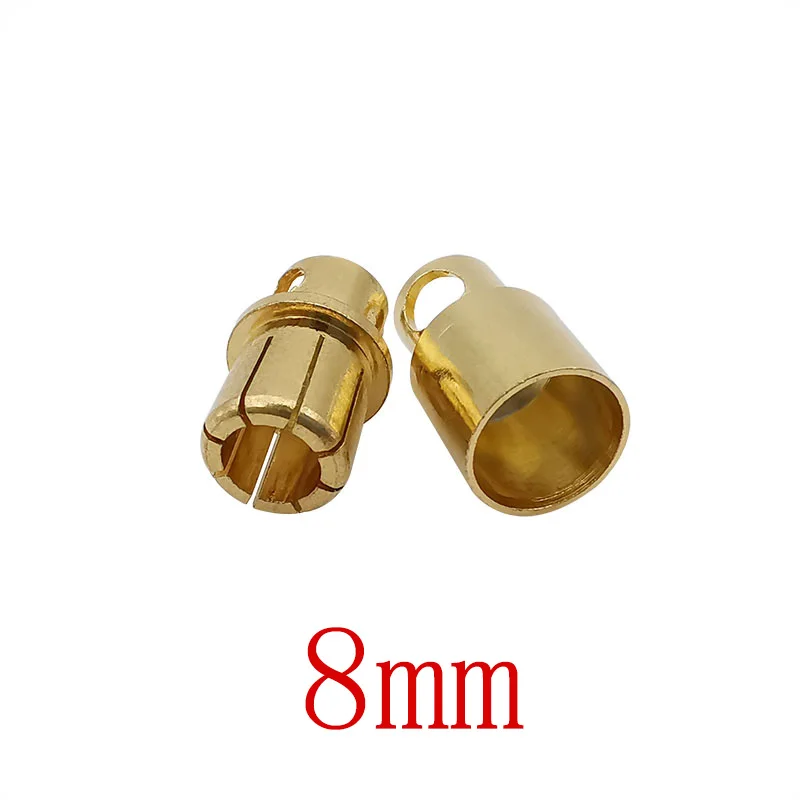 

ALLiSHOP 5/6/8mm Золотые Банановые Разъемы