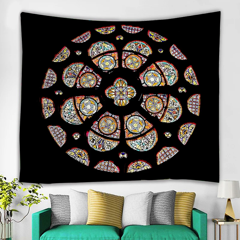 

Tapestry tapestries mandala bohemian psychedelic window grilles beach shawl tablecloth curtains yoga mats indian bohemian home d