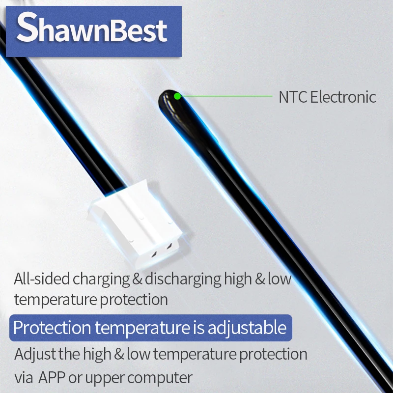 Интеллектуальный bluetooth bms 30 А 40 50 60 Lifepo4 в порт общего назначения 72 В литиевая