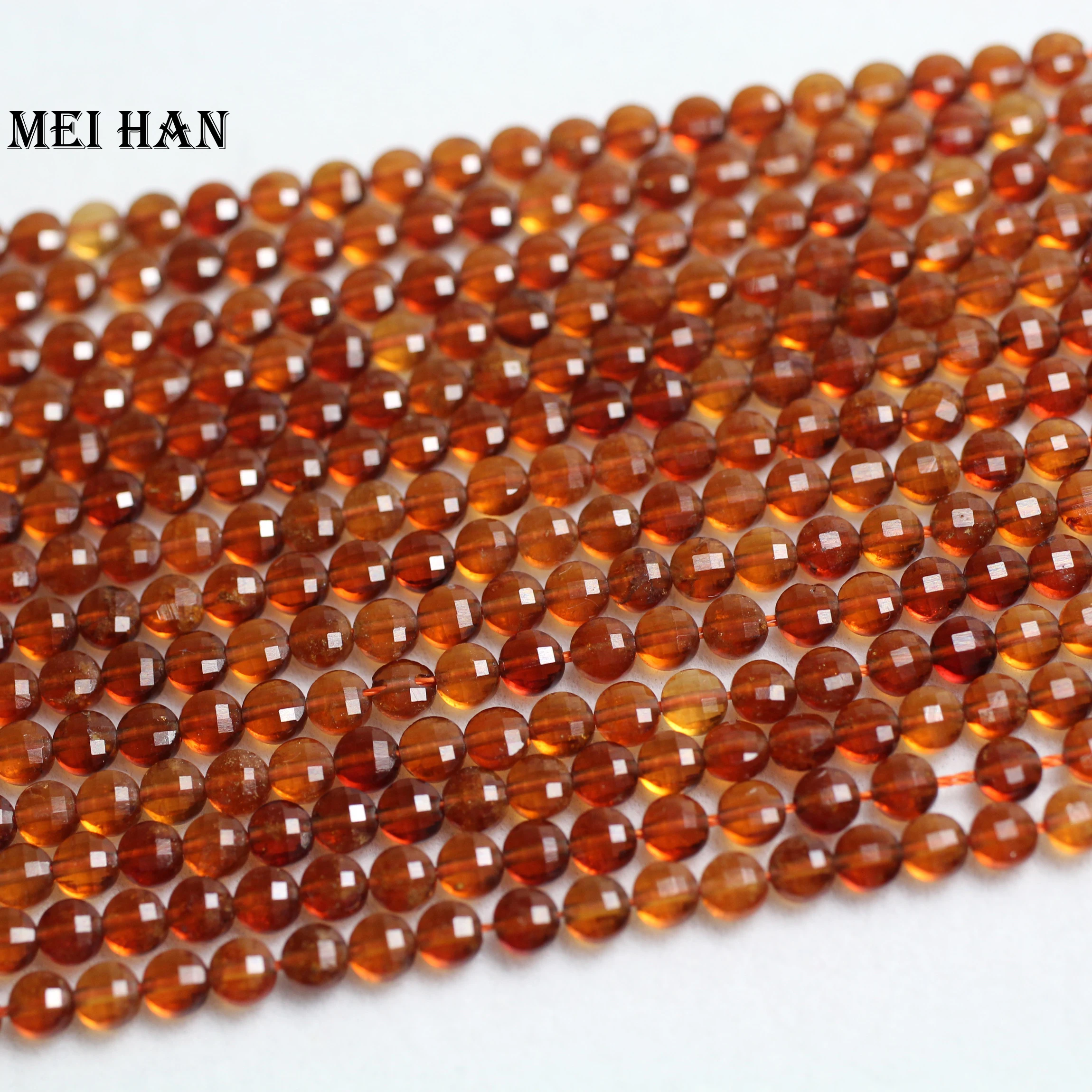 Meihan Бесплатная доставка (3 шт./комплект) натуральный пироп гранат 2*3 8 мм Гранёные с