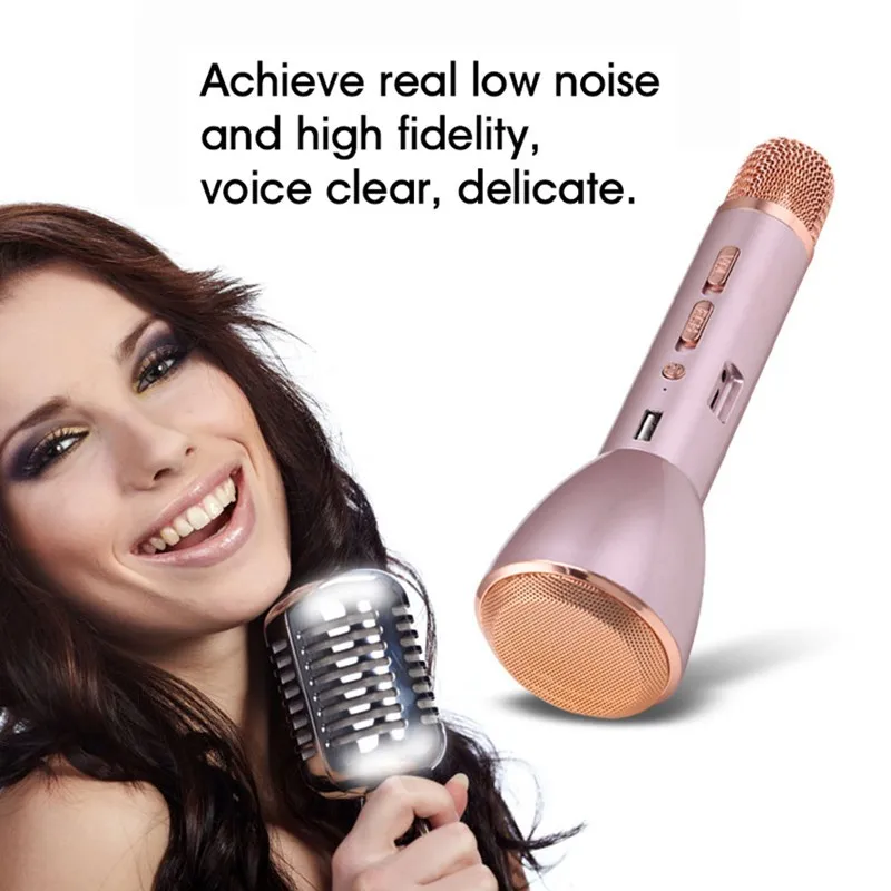 Новый микрофон K088 машина караоке песня беспроводной Bluetooth с динамик открытый KTV |