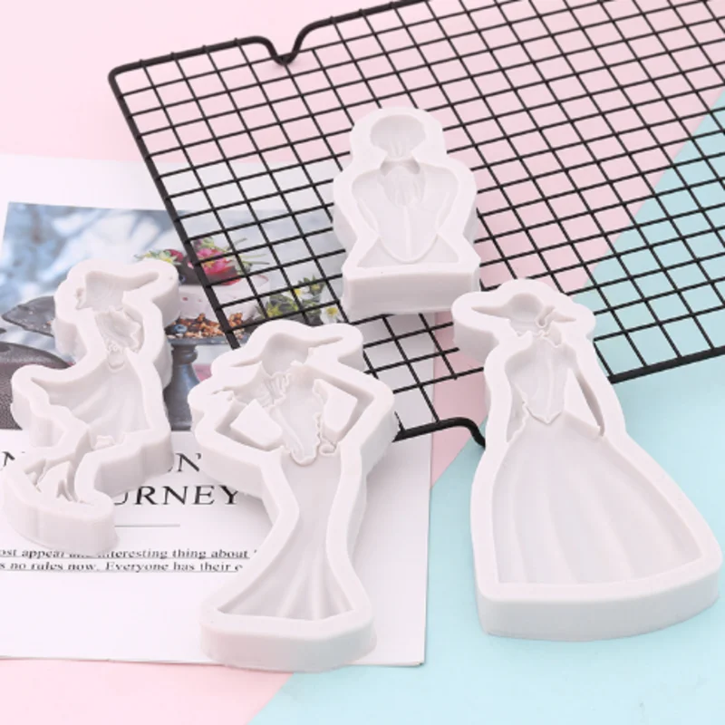 Girl princess model queen design fondant cake silicone mold chocolate Bakeware Cake Tools | Дом и сад