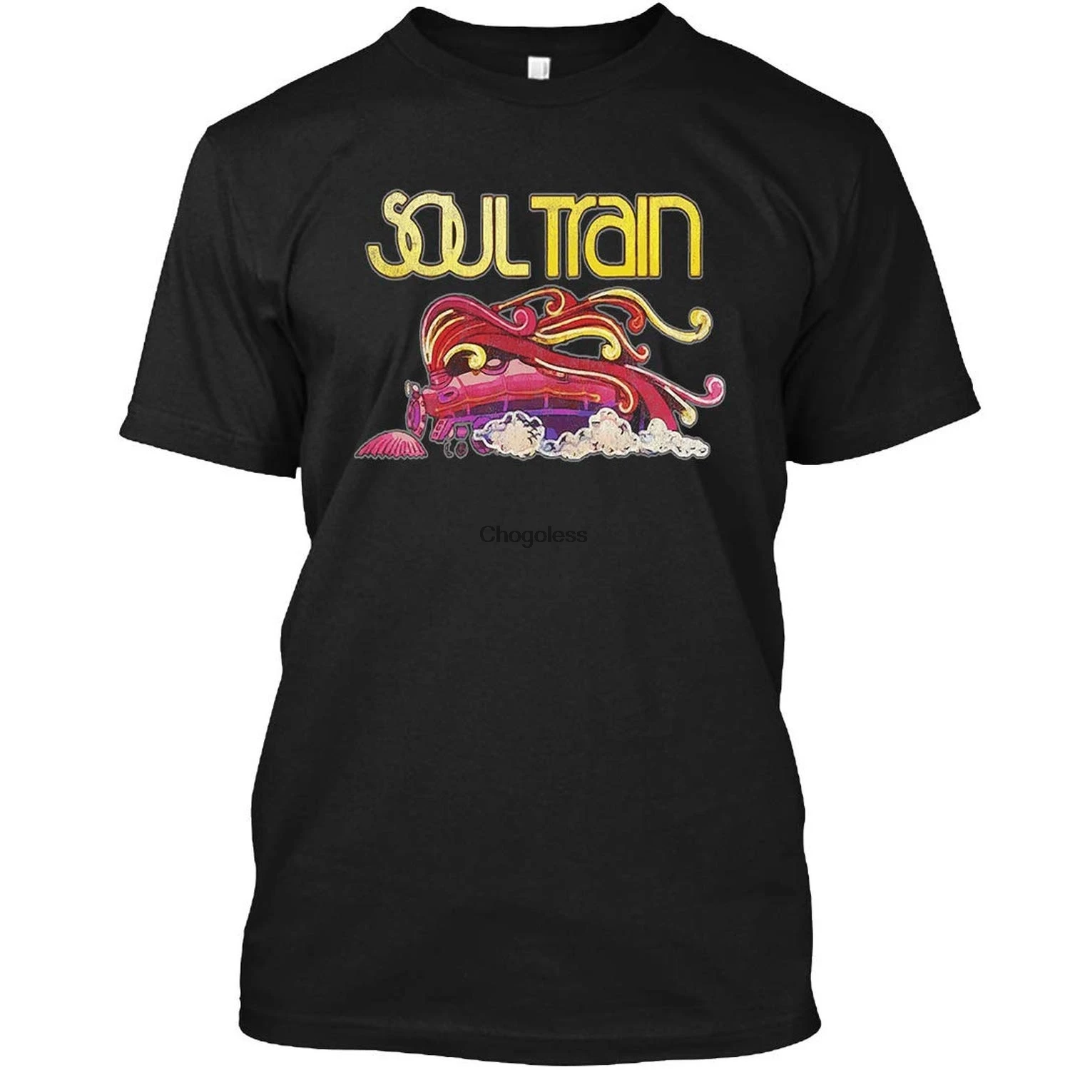 Черная Футболка Soul Train TV Show DMN |