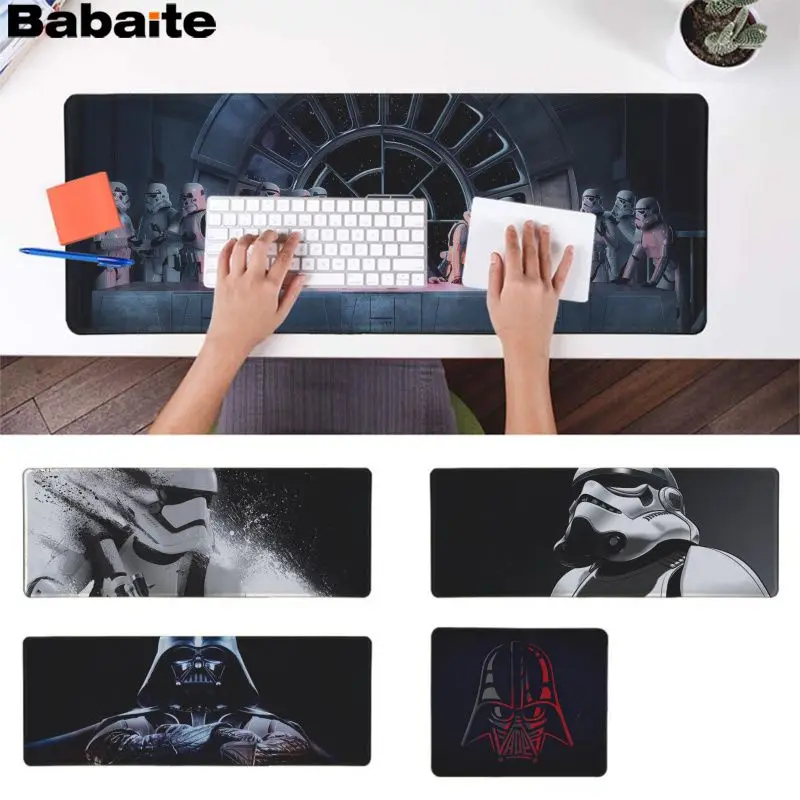 Babaite новинка напечатанные Звездные войны Заказные коврики для мыши компьютерный