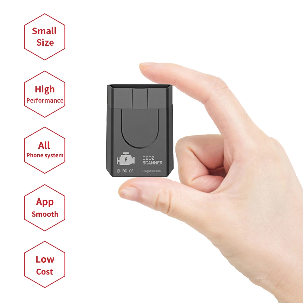OBD2 Bluetooth Scanner Car Diagnostic Tool OBDII Reader Clear Fault Code Oxygen Sensor Test for Iphone IOS Android Mobile APP | Автомобили