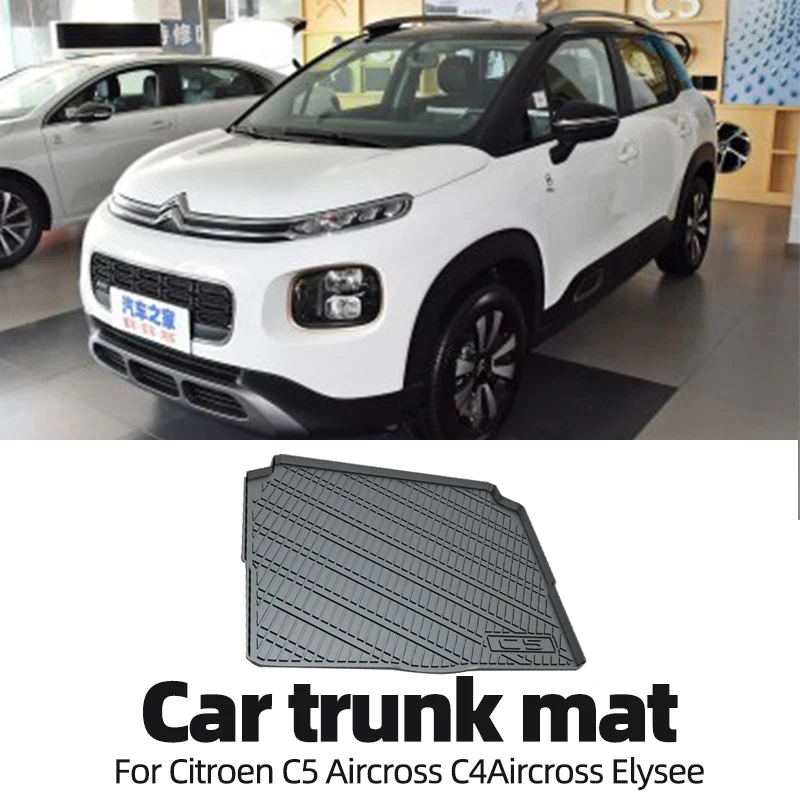 

For Citroen C5 Aircross 2017-2020 Front Trunk Mat Dustproof Odorless Washable Heavy-Duty All-Weather Flexibility Customized Fit