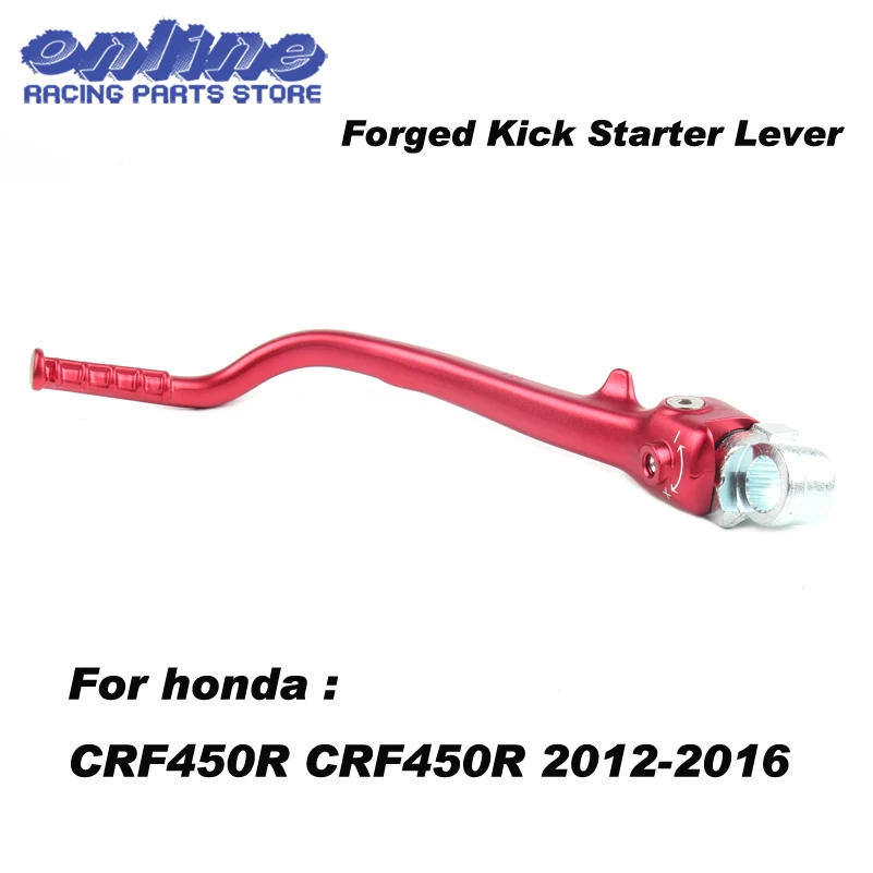 Красный Новый кованый стартовый рычаг стартера педали для CRF450R CRF 450R 2009 2016