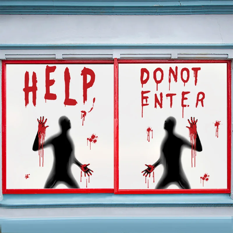 2 шт. наклейки на стену в виде зомби и вампира | Дом сад