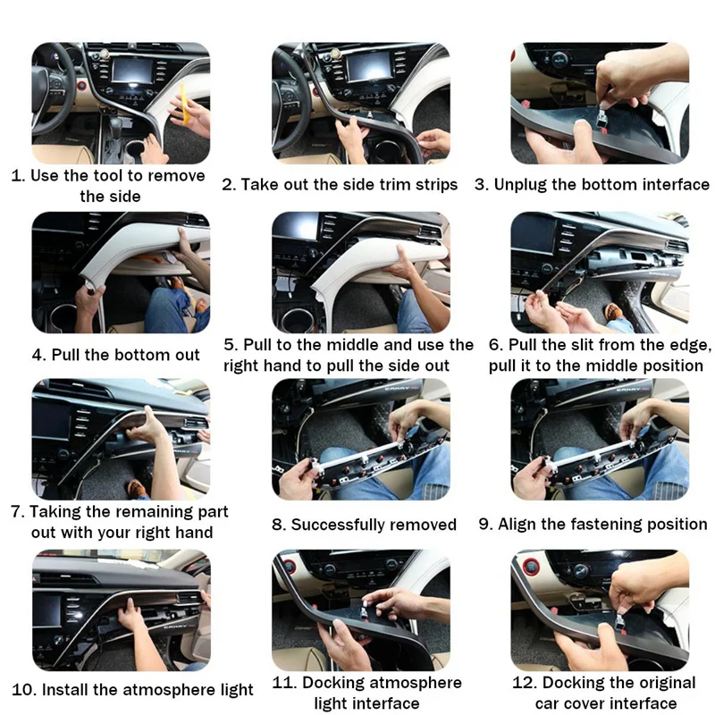 Декоративсветильник светодиодсветильник лампа PMFC для салона автомобиля