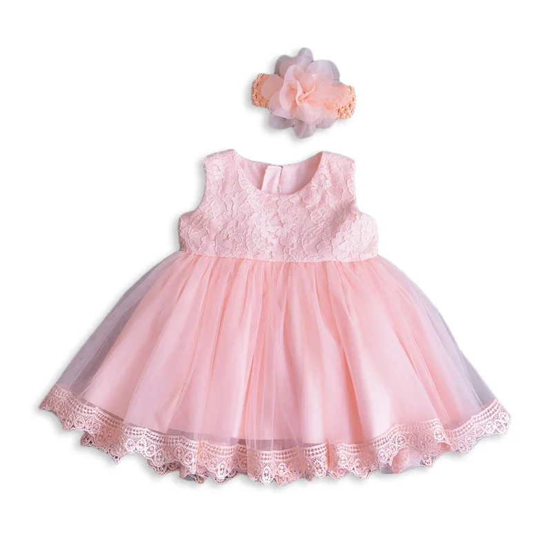 

Baby Girl Clothing Dress Infant Cute Big Bow Birthday Party Lace Dress Toddler Flower Ball Christening Girl Clothes Newborn Gown