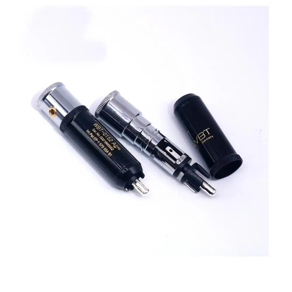 Hi Fi аудио 0152AG End DIY посеребренный штекер RCA разъем для кабеля Interconnector|Коннекторы и