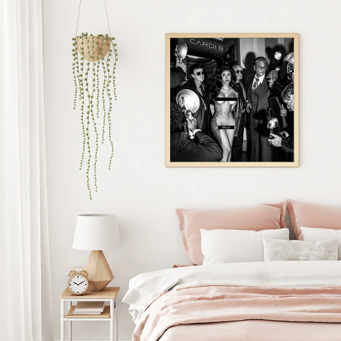 Cardi B Press-одиночная музыкальная обложка альбома постер звезда певец печать на