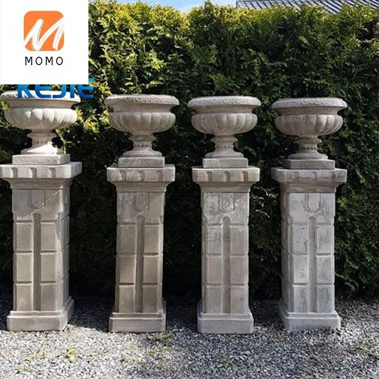 

New Design Garden Concrete Flower Pot Plastic Planter Flower Pot Molds