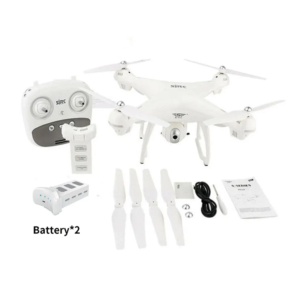720 white 2 B S70W 720P 1080P Интеллектуальный Gps автоматический Дрон фиксированная высота позиционирования автоматический возврат четыре оси - Цвет: 720 white 2 B