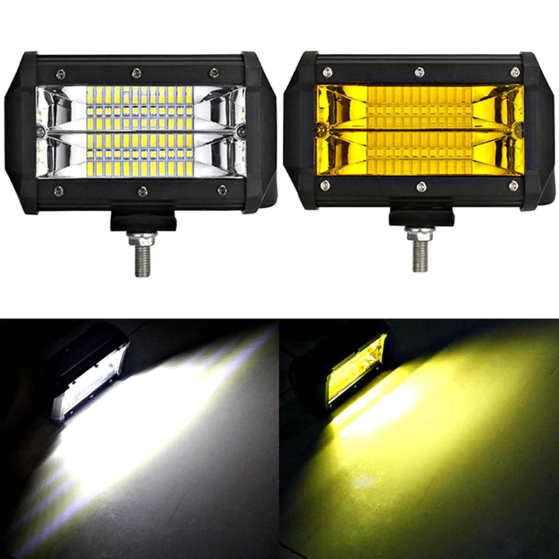 

2PCS/Set 5inch 72W LED Work Light Car Spot Bar Off Road Fog Lamp SUV Truck Headlight Driving Offroad Lights