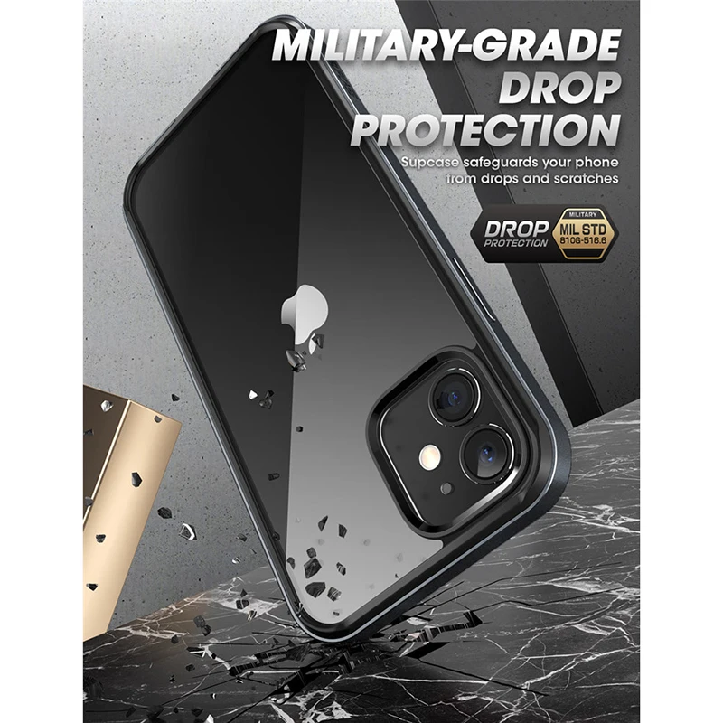 supcase for iphone 11 case 6 1 inch 2019 release ub edge slim frame case cover with tpu inner bumper transparent back cover free global shipping