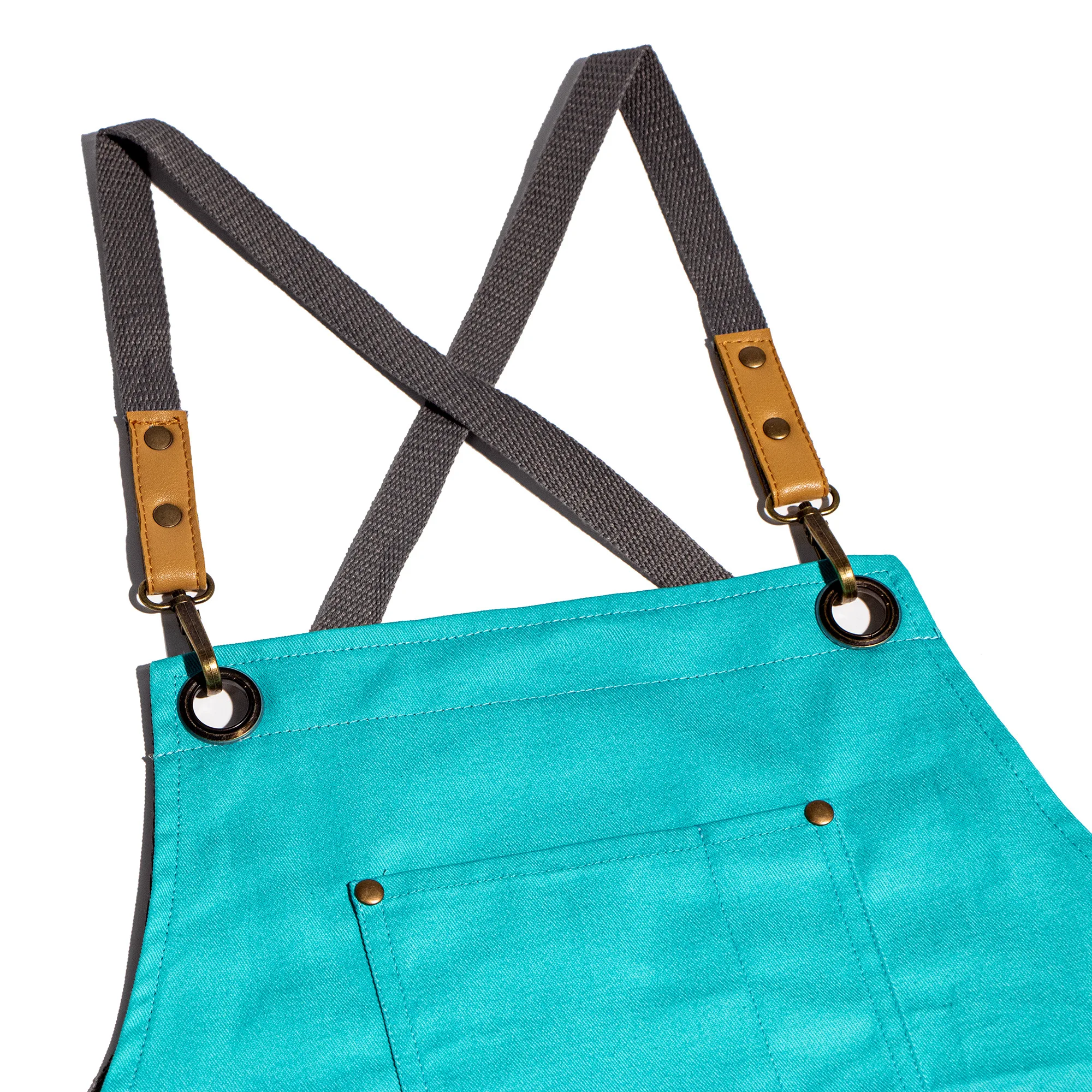 Рабочий Фартук унисекс хлопковый саржевый серый и зеленый нагрудник Кухонные