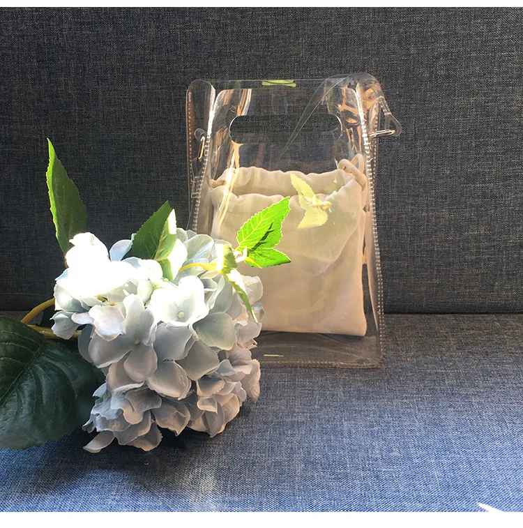 

2021 New Women Transparent PVC Handbag Beach Crossbody Shoulder Bag Lady Jelly Tote Fashion Clear Shopping Bag Unique