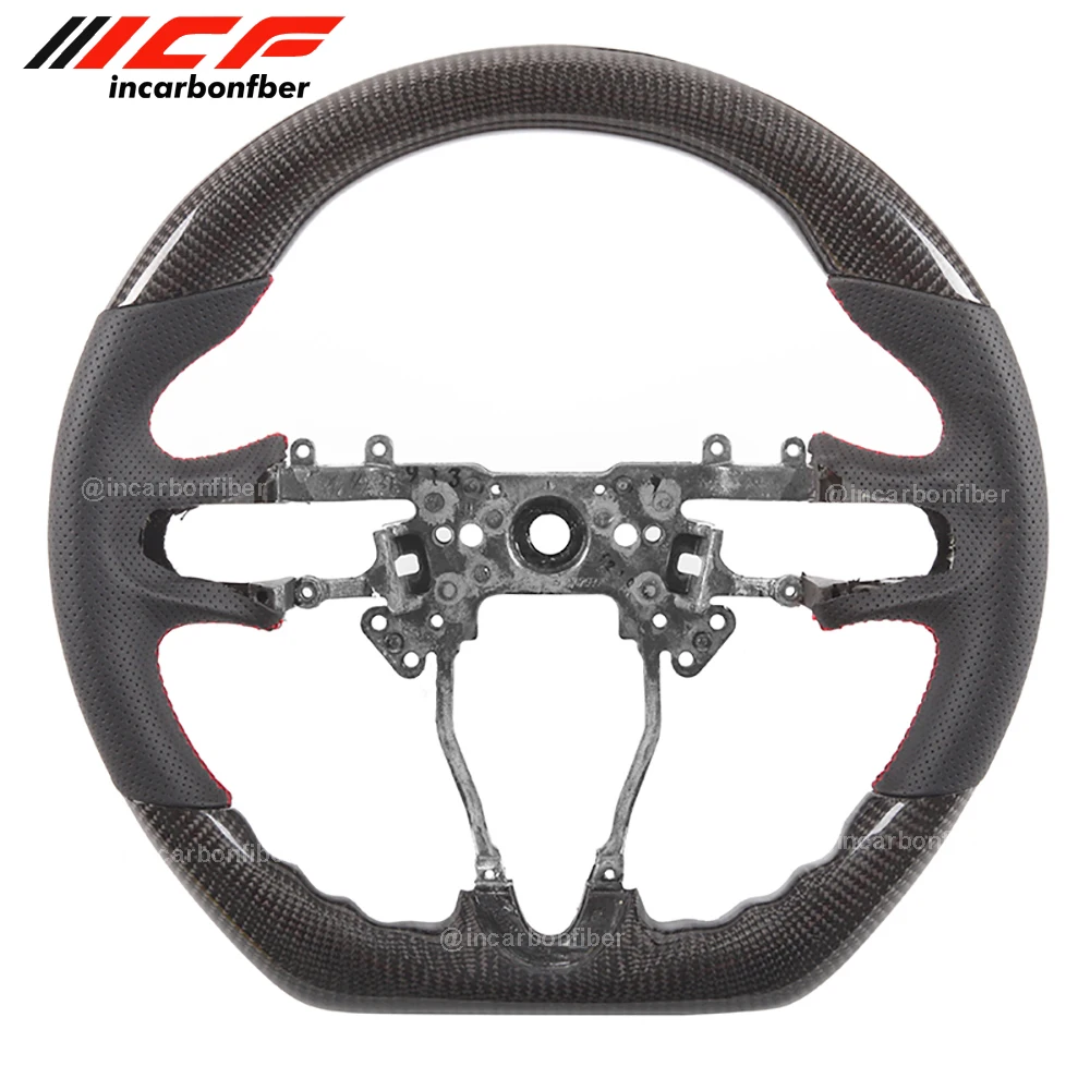 

Carbon Fiber Steering Wheel for Honda City，Civic,Jazz,Fit