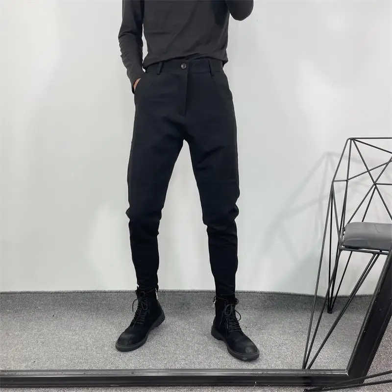 Men's Harun Trousers Spring And Autumn New Slim Fashion Classic Simple Leisure Large Size Tapered Trousers