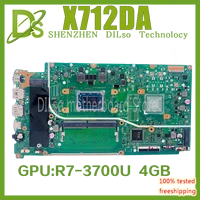 kefu x712da motherboard for asus x712da f712da x712d f712d x712dk laptop motherboard w 4g ram ryzen 7 3 700u cpu 100 working