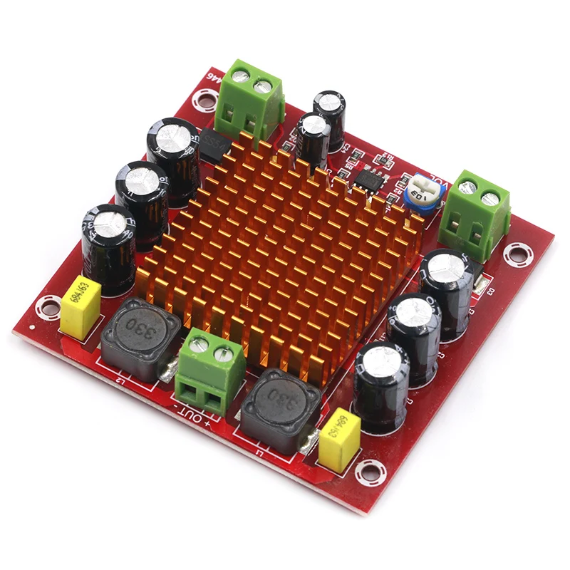 

Digital Amplifier Board TPA3116DA TPA3116 150W D2 Mono Channel Digital Power Audio Amplifier Board XH-M544 DC 12V 24V