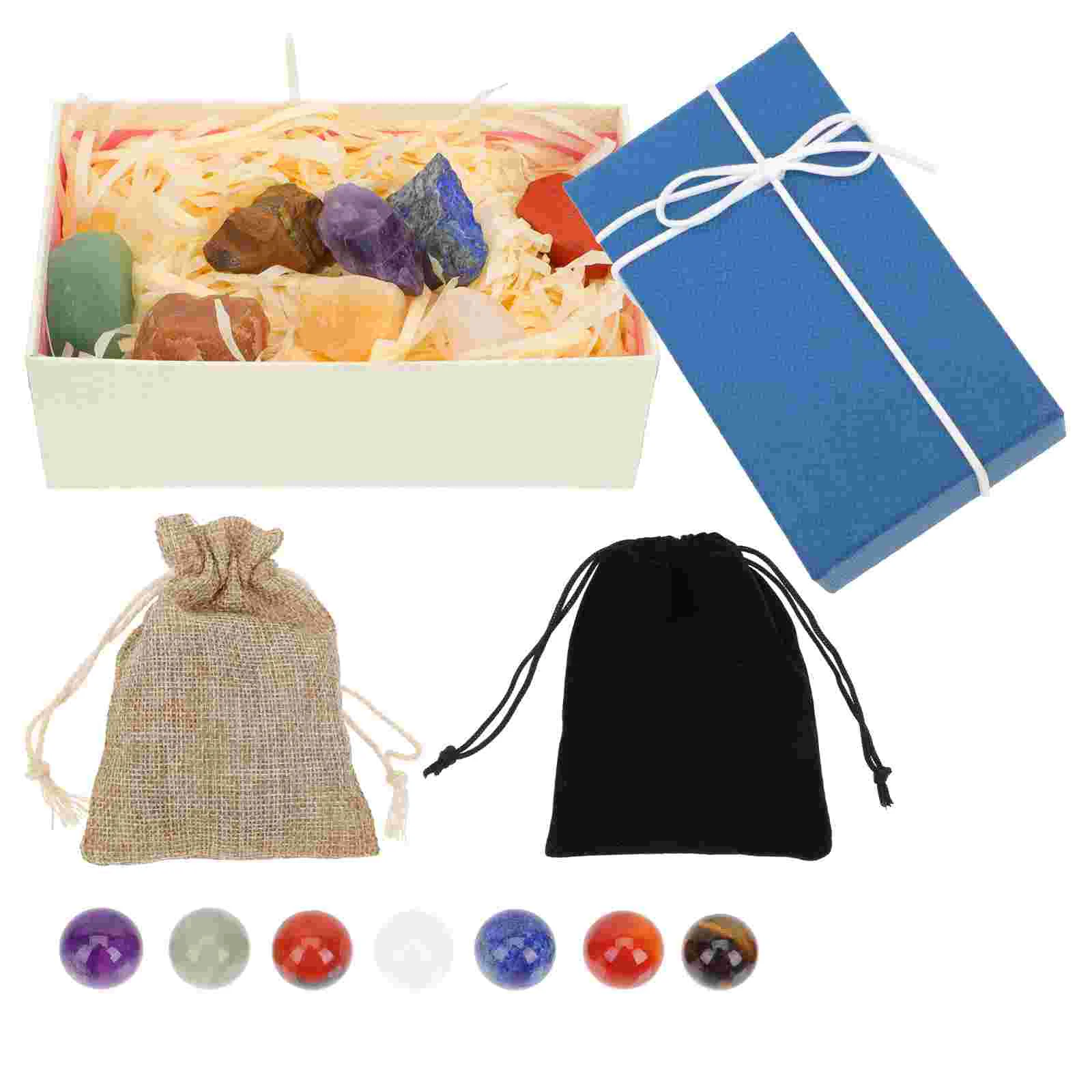 

1 Set Healing Stones Crystal Stones Decor Holiday Gifts Home Healing Tools