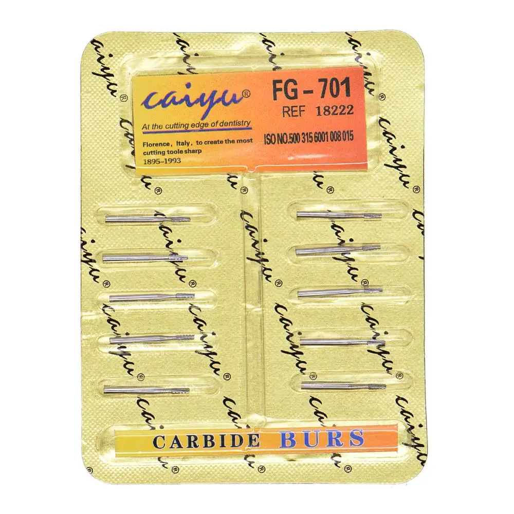 10 шт. зубные карбидные боры из вольфрамовой стали для высокоскоростного бит