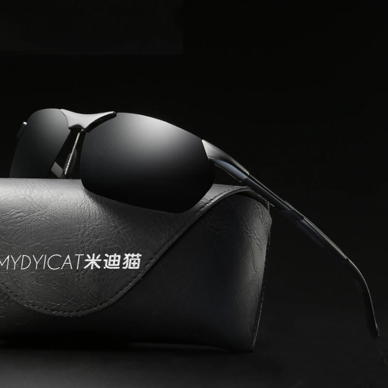 Поляризационные солнцезащитные очки для мужчин из алюминиево магниевого сплава