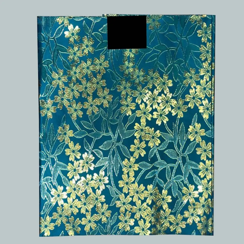 Светильник синий и золотой Африканский головной убор нигерийские вечерние геле