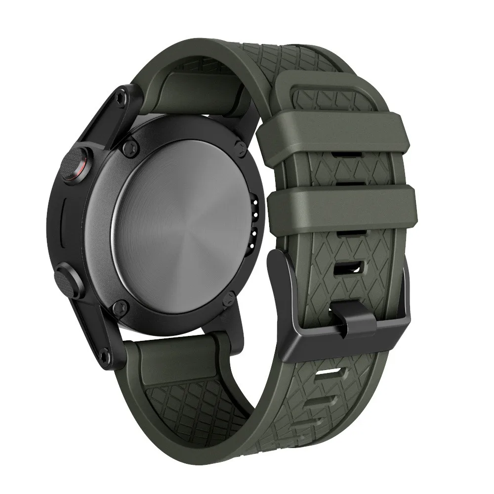Мягкий силиконовый ремешок для наручных часов Garmin Fenix/Fenix 2 легко устанавливается