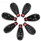 Умный автомобильный Корпус ключа для Chrysler Town  Country для Jeep Grand Cherokee для Dodge Magnum Дуранго 2 3 кнопки чехол брелока Дистанционного Управления