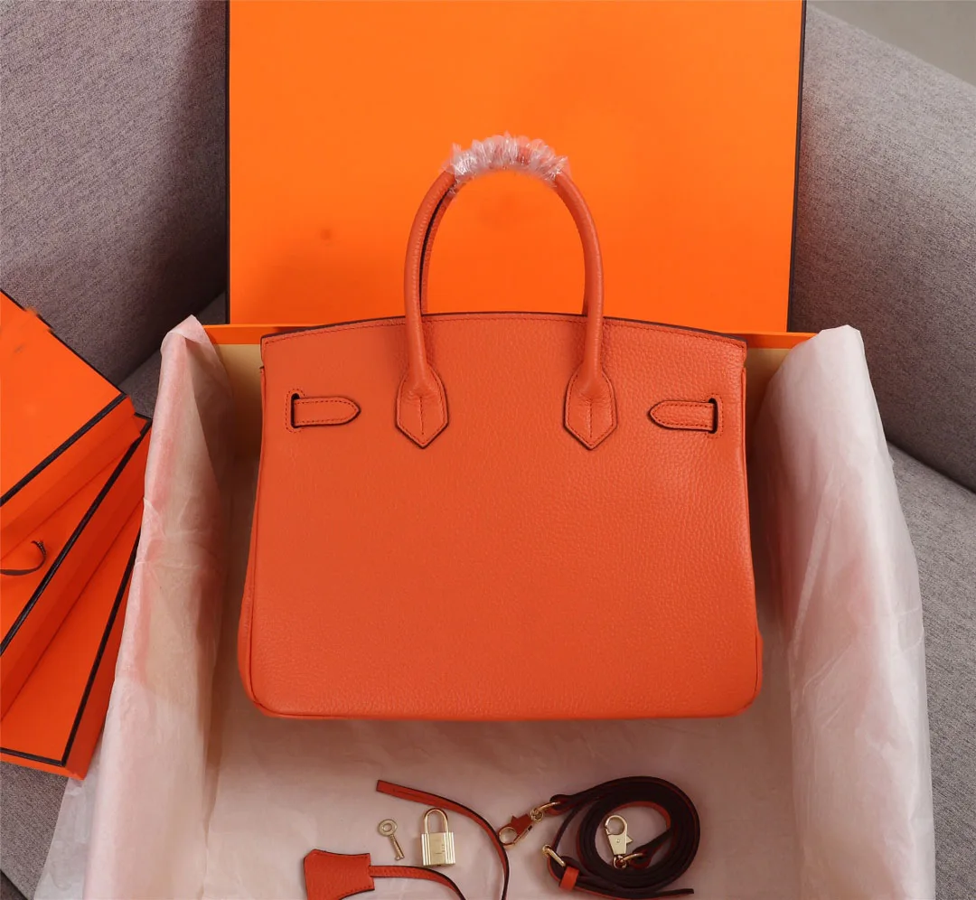 

Fashion classic ladies business handbags, leather hand-made platinum bags, luxurious all-match tote bags, exclusive shoulder bag