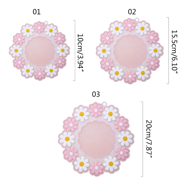 Симпатичная подставка-цветок изоляционная подставка Нескользящая из мягкого
