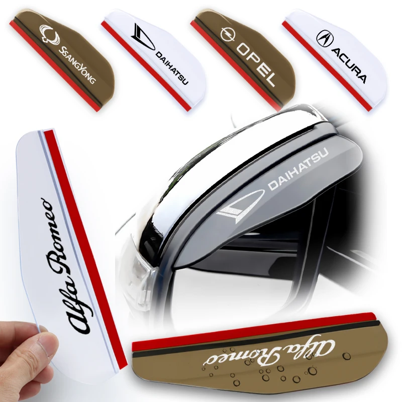 Автомобильное боковое зеркало заднего вида козырек от дождя для Hyundai Honda Chevrolet