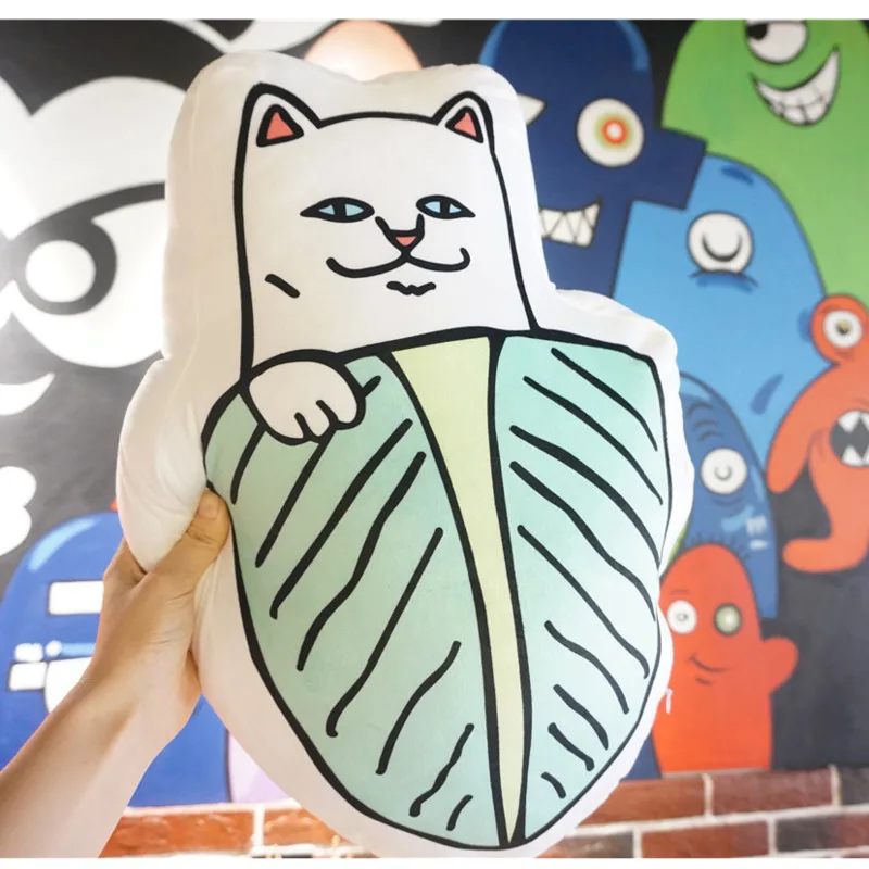 Игрушка плюшевая кошка рипдип милый Инопланетянин подушка мультяшный Зеленый