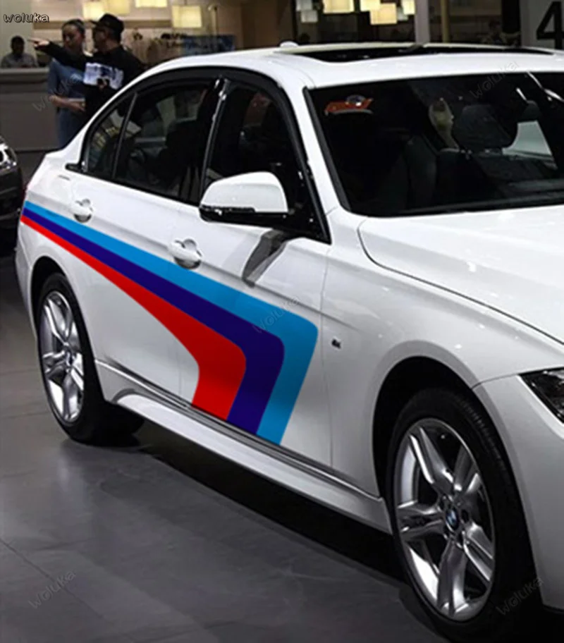 Модифицированные трехцветные автомобильные наклейки специальное украшение