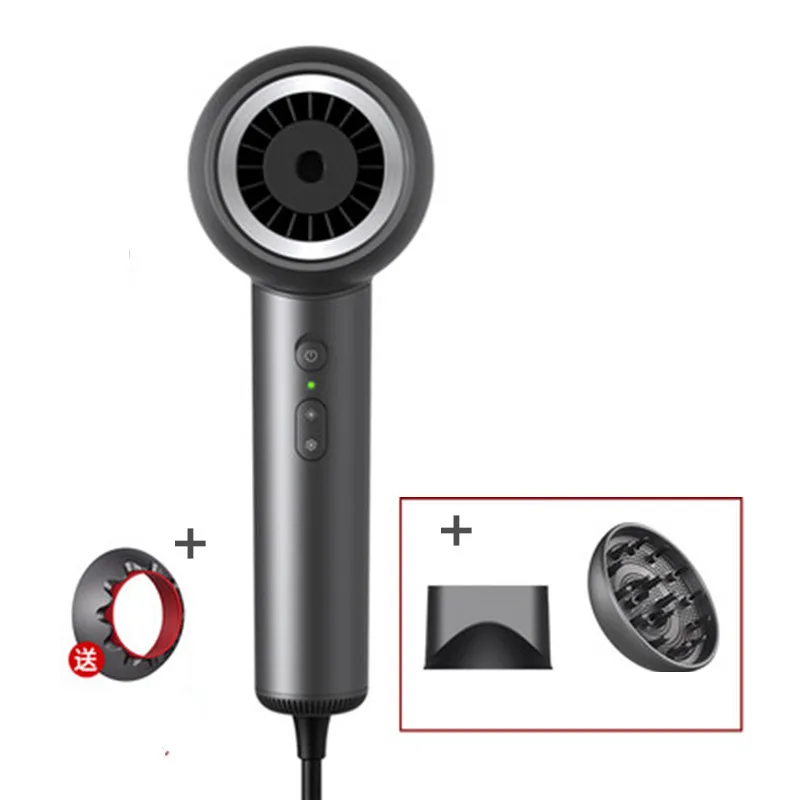Умный фен для волос с отрицательными ионами Уход за волосами бесшумный не