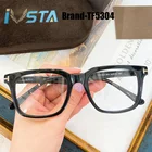 Мужские большие очки IVSTA TF5304, винтажные ацетатные очки с логотипом, квадратные очки с коробкой, для близорукости, Tom TF