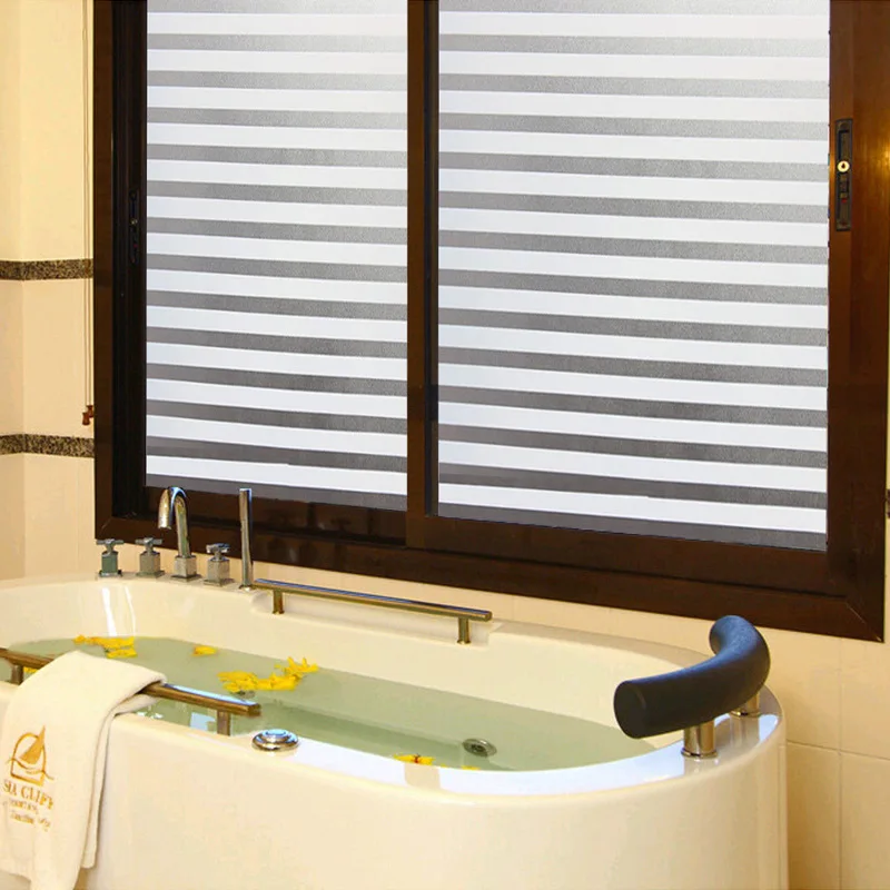 Стильная Классическая оконная наклейка наклейки на стекло для ванной комнаты