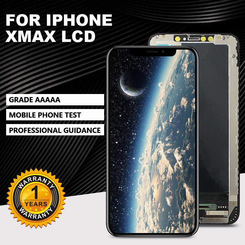 ЖК дисплей GradeAAAAA для iPhone Xs MAX TFT OLED OEM сенсорный экран с дигитайзером запасные